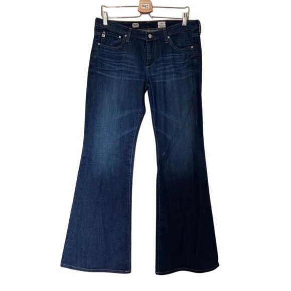 AG Adriano Goldschmied blue Belle flare jeans size 31R - Picture 4 of 11
